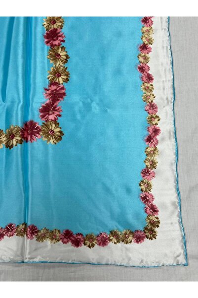 AWAM SILK أوام حرير 100% إيشارب حرير ستان خالص 110*110