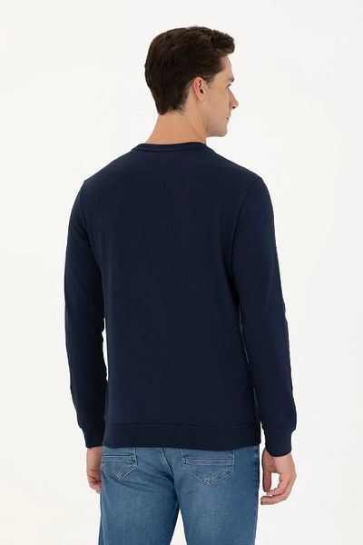 U.S. Polo Assn. Мъжки суичър с кръгло деколте - спокойна кройка
