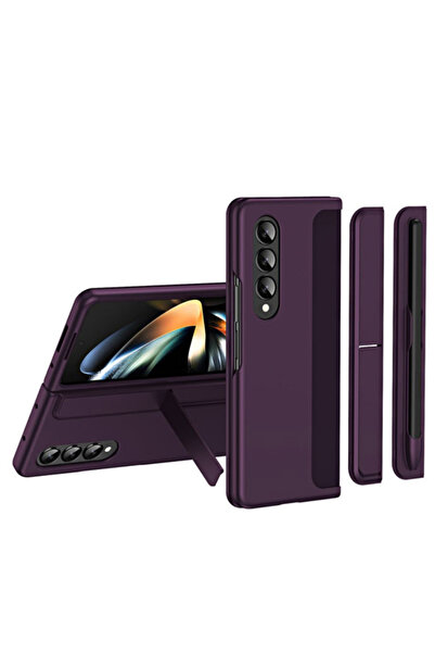 Gpack Samsung Galaxy Z Fold 4 Kılıf Standlı Veya Kalemli Lüx Sert Kapak Alp1 ...