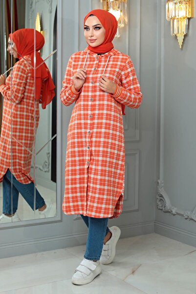 Modamihram Gombos Chanel Cape Orange 19159