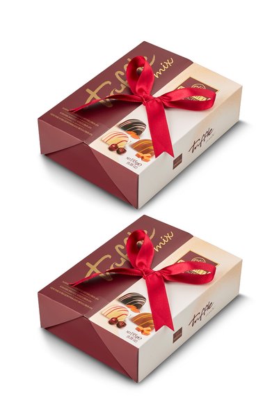 Elit Çikolata Gourmet Collection Truffle Çikolata Karışık 195g 2'li Set (2X19...