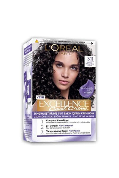 L'Oreal Paris Loreal Paris Excellence Cool Creme Saç Boyası 3.11 Ekstra Küllü...