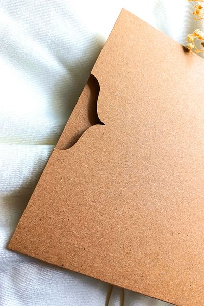 Dekorden 16x16 cm. Kraft Invitation Envelope - 100 Pieces