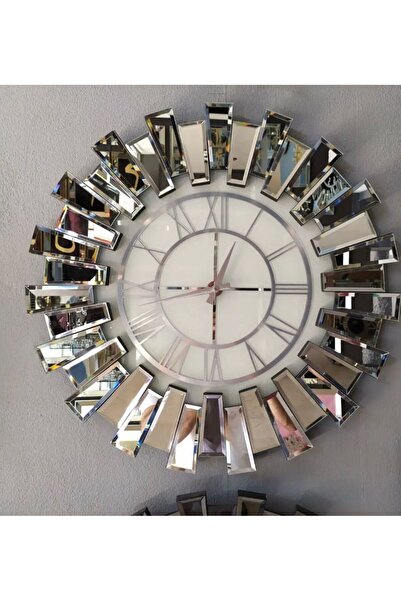 İK mimarlık Art Mirror Elite piyano Aynalı Saat 60Cm