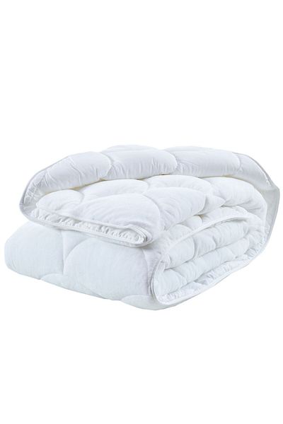 Clasy Double Person Wellsoft Quilt Fluffy V1 White
