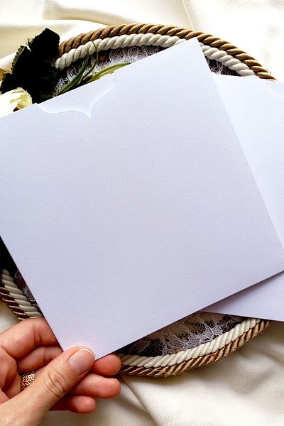 Dekorden Luxury Invitation Envelope - 16x16 cm - 100 pieces