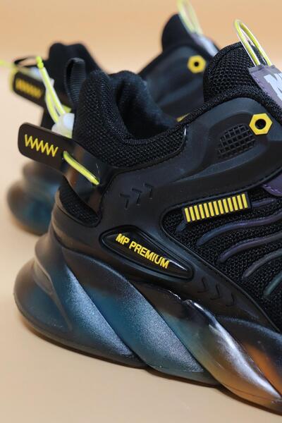 M.P. 1229 Μαύρα εισαγόμενα ανδρικά αθλητικά παπούτσια
