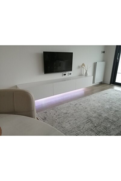 MAC DİZAYN Knidos Tv Ünitesi 240 Cm Soft Mat Beyaz