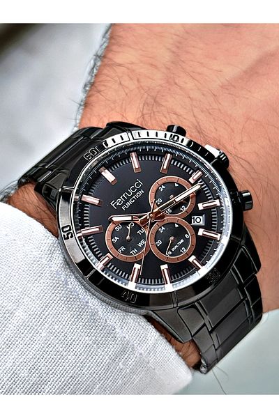 Ferrucci Function Multi-Function 3 Atm Men's Wristwatch