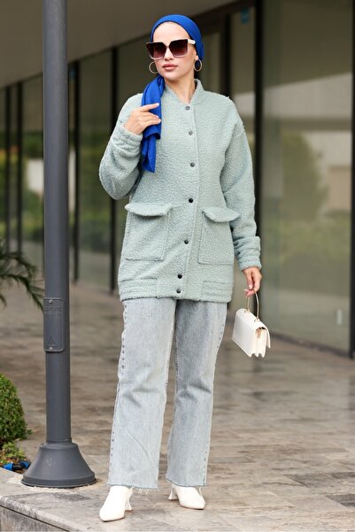 Bestenur Mint hidžab kapa 645 - Elan sa dugmadima