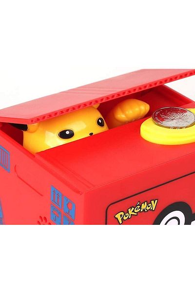 Bakgeldi Pokemon Anime Κουμπαράς Pikachu Ηλεκτρονικό κουτί νομισμάτων Διαρρήκτης Pikachu Κουμπαράς