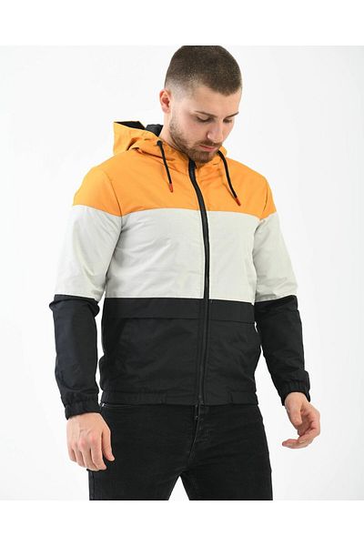 highlevel 3-Colored, Partial Hooded and Water-Resistant Seasonal Coat