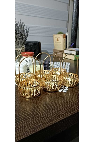 DUMANS 6 Adet Şehzade Lokumluk Kahve Yanı Sunumluk