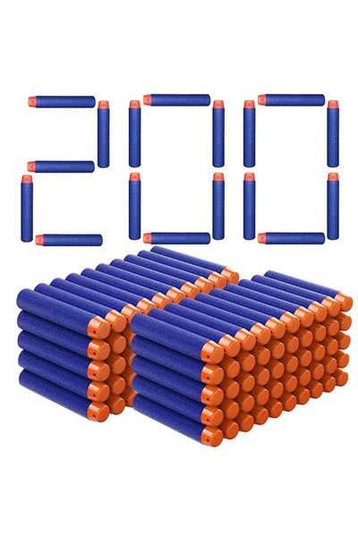 Nerf Sünger Mermi 200 Adet Premium Yumuşak Yedek Mermi