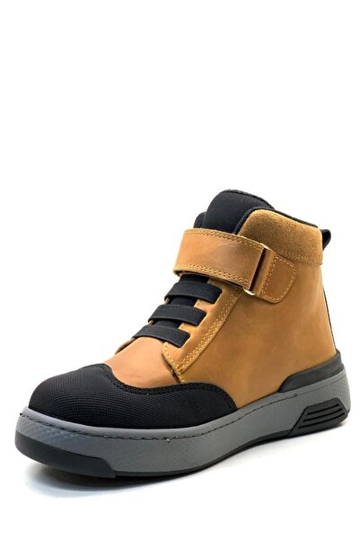 Tuğba Ortopedi 6248 Ortopedik % 100 Hakiki Deri Erkek Çocuk Taba Bot