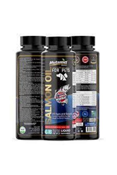 Mutamin Organics Mutamin Norveç Somon Balık Yağı 1L – Kedi & Köpekler İçin Omega-3 ile Sağlıklı Tüy ve Bağışıklık