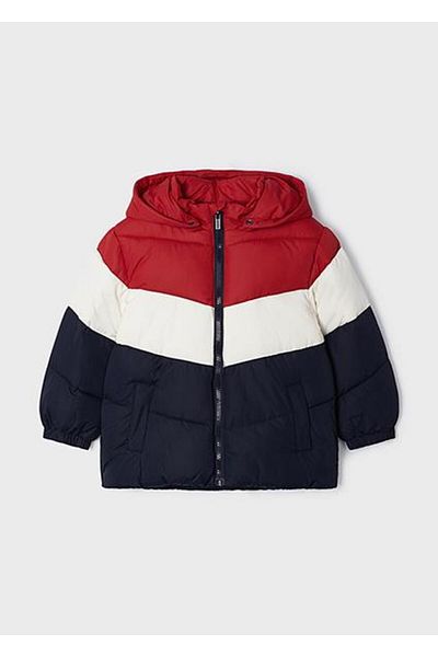 MAYORAL Boy's Red Hooded Coat