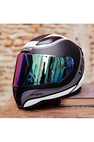 LS2 Rapıd 2 Deeper Mat Beyaz-siyah Kask