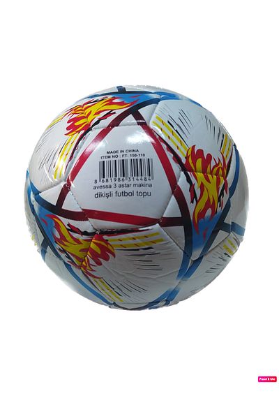 AVESSA كرة قدم FT-150 3 بطانة مخيطة آليًا 338 جرام رقم 5 كرة مباراة Astroturf