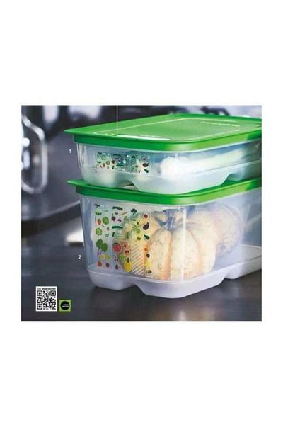 Tupperware Greenhouse Set of 2 - 4.4 Lt X 1 Piece and 1.8 Lt Rectangular X 1 Piece