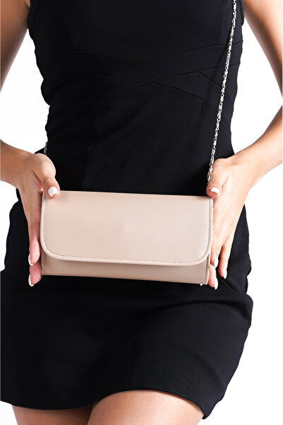 Moda Değirmeni حقيبة فستان سهرة نسائية من الساتان موديل BG1178-310-0001