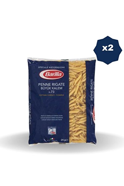 Barilla BARİLLA KALEM BÜYÜK MAKARNA 2 KG X 2 Adet