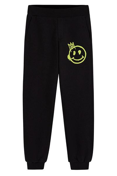 SKECHERS Sk232186 B Heavy Weight Fleece Black Children's Sweatpants