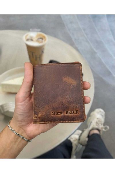 VİSSO 316 GENUINE LEATHER CARD HOLDER WALLET FOR MEN AND WOMEN - SIMPLE KIBAR THIN MODEL Leather Bag