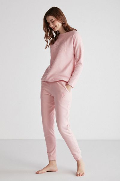 U.S. Polo Assn. BAZA. Polo Assn. 16960 Set pijamale pentru damă cu gât rotund