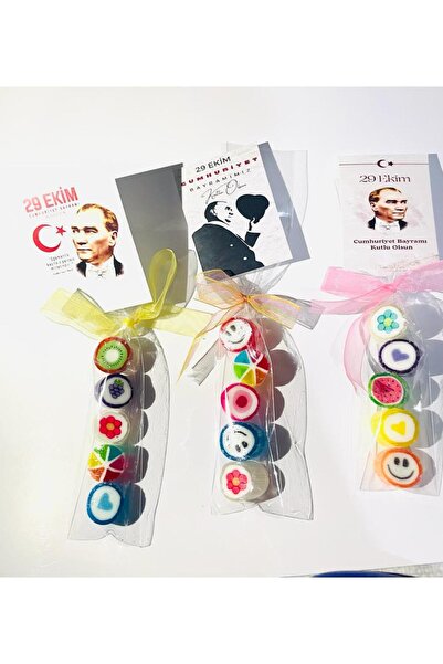 ŞEKERCİYAŞAR Atatürk Temalı 29 Ekim Kutlama Hediye Akide Şekeri 50 Adet