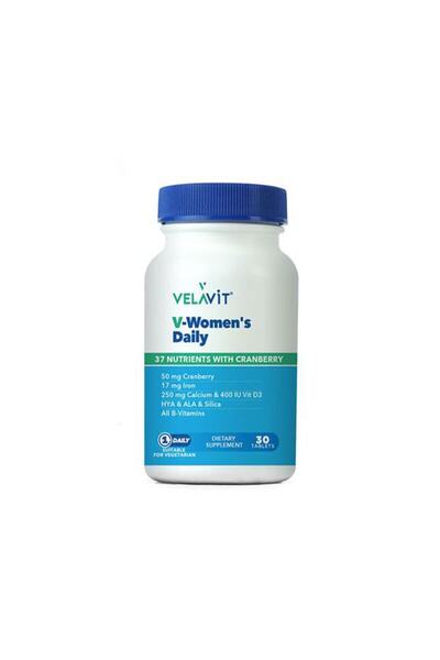 Velavit V-Womens Daily Food Supplement 30 Tablets