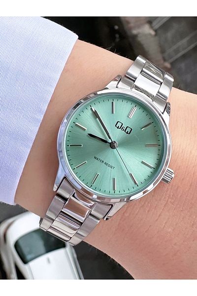 Q&Q QZ5571J87Y Colorful Dial Women's Wristwatch
