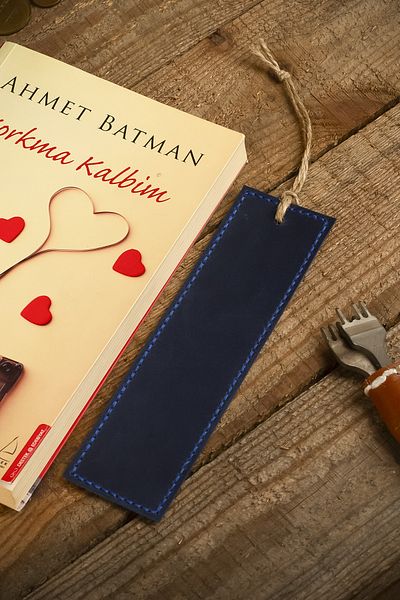 Lost Slope Leather Bookmark - Real Leather & Handmade