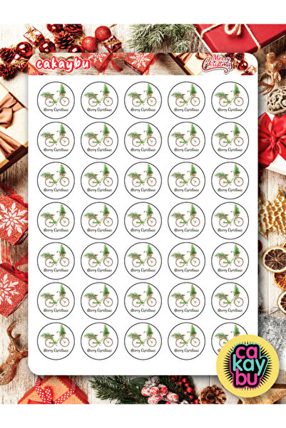 cakaybu Pachet cadou de Crăciun (de Anul Nou) - Set de 1 foaie de autocolante...