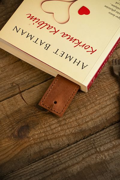 Lost Slope Leather Bookmark - Real Leather & Handmade