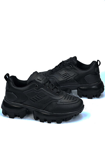 en7 Black Unisex Sports Shoes 2116