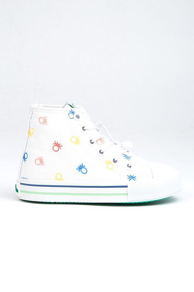 Benetton ® |   BN-30664 - 3394 Alb - Pantofi sport pentru copii