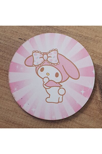 fırsatlar diyarı My Melody Ahşap Bardak Altlığı (6 Adet)