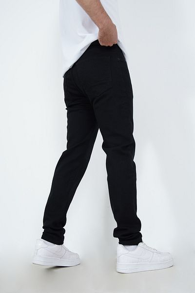 DİFRANSEL Basic Lycra Skinny Μαύρο Παντελόνι