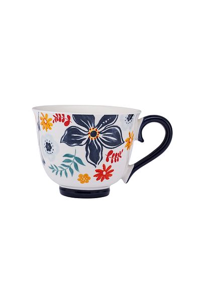 Emsan Garden New Bone Mug 435 ml Dark Blue