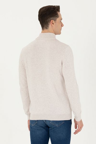 U.S. Polo Assn. БАЗА. POLO ASSN. ПУЛОВЕР ОТ КАМЕНЕН МЕЛАНЖ