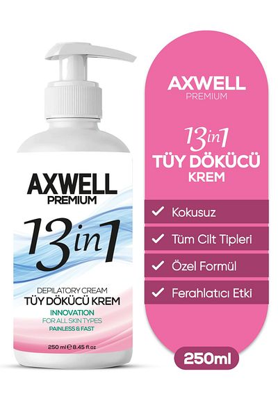 AXWELL PREMIUM 250 ml Unisex Hair Removal Cream - For Body Legs and Types