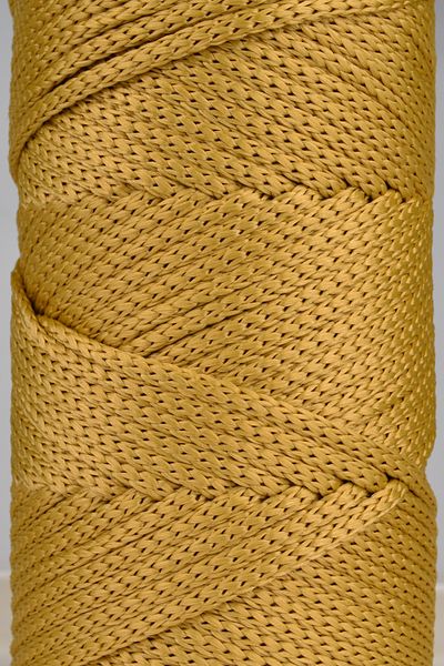 SENSY 5 Mm - 400 gr Polyester Macrame Thread Mustard 95 M Polyester Macrame Thread Suppla Rope And Bag Thread