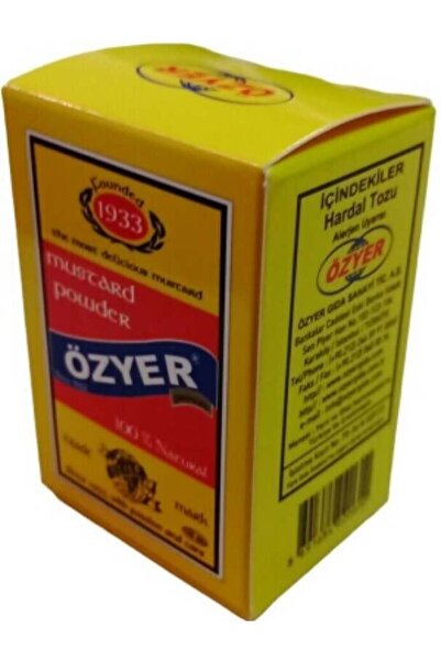 Özyer Toptan Hardal Tozu 10 Adet x 500 gr
