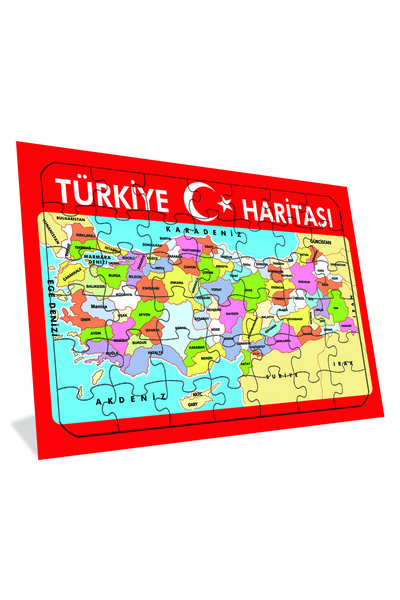 Tanışır Yayınları YAP-BOZ TÜRKİYE HARİTASI (6 ADET)
