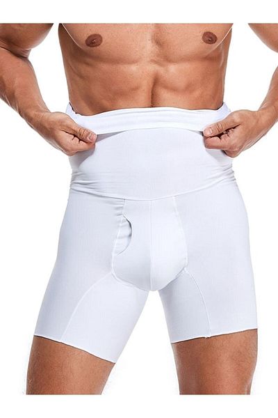 MİSTİRİK Danni Model Knitted Seamless Belly Corset Σλιπ Boxer Λευκό Χρώμα