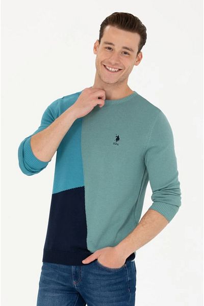 U.S. Polo Assn. Ανδρικό πουλόβερ βενζίνης G081GL0TK.000.1678215.VR102