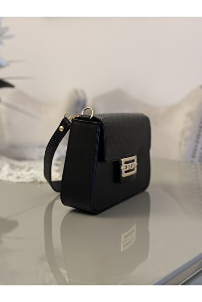 mossi Black Cover Faux Leather Women's Hand and Shoulder Bag