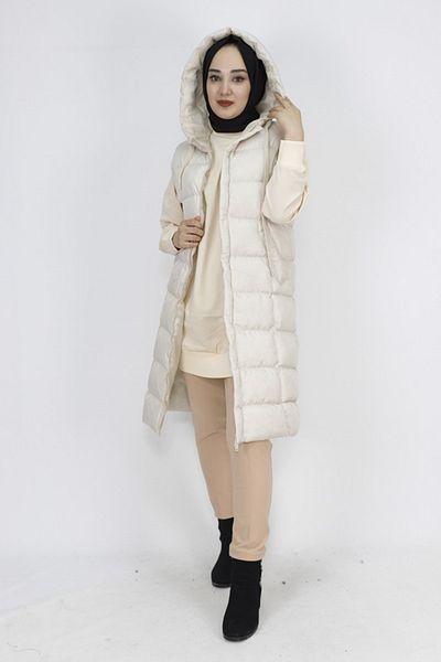Butik Filling Puffer Vest with Pockets