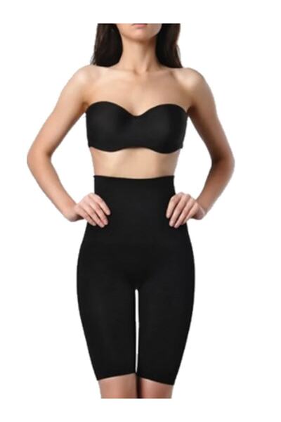 jilly jo Corset negru pentru femei cu talie înaltă și picior lung